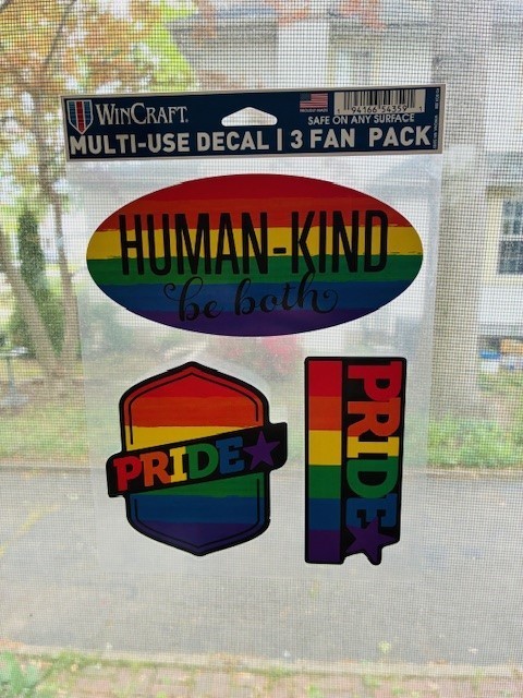 Rainbow Pride decals by WinCraft