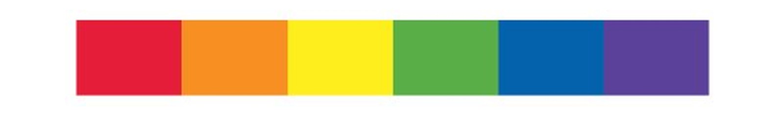NSI – Rainbow Strip – Sticker/Decal Vinyl Motorcycles,Rainbow Waterproof Durable