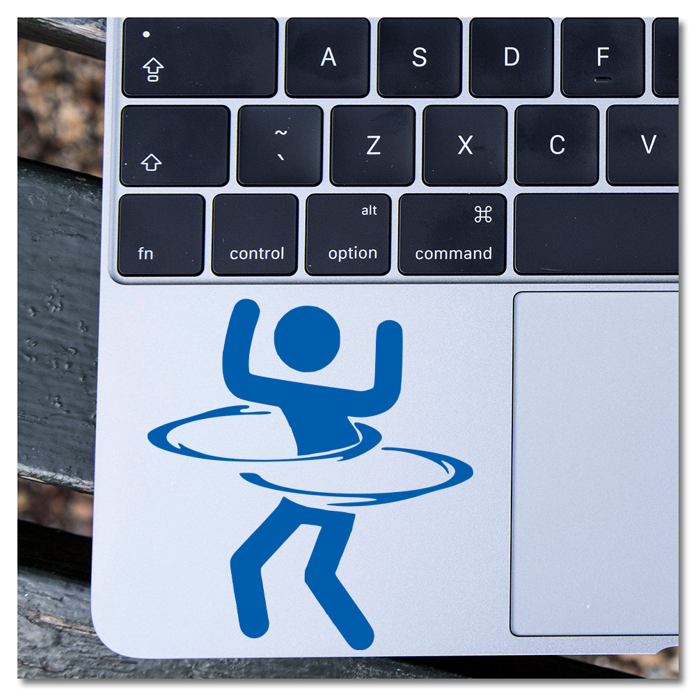 6″ Video Game Portal Hula Hoop Vinyl Decal Sticker