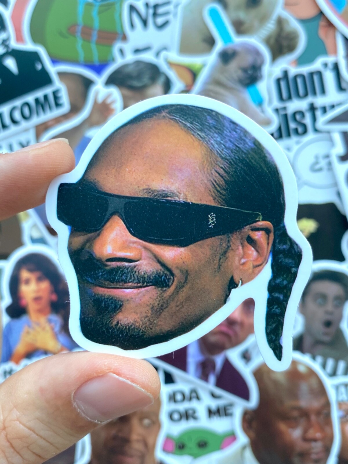 5-100 pcs Meme Stickers, Hype Trendy Funny Popular Car Bumper Laptop Phone Decal