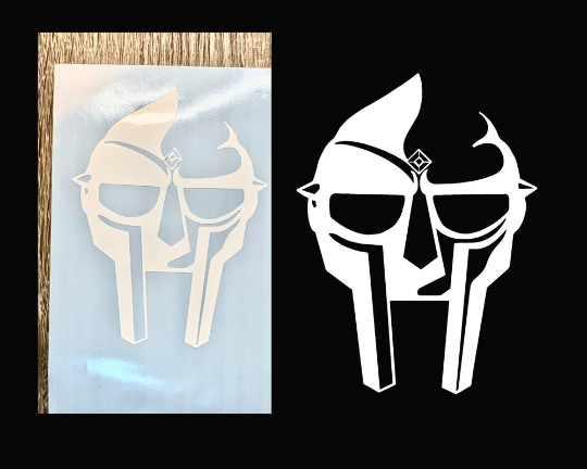 MF Doom Vinyl Decal