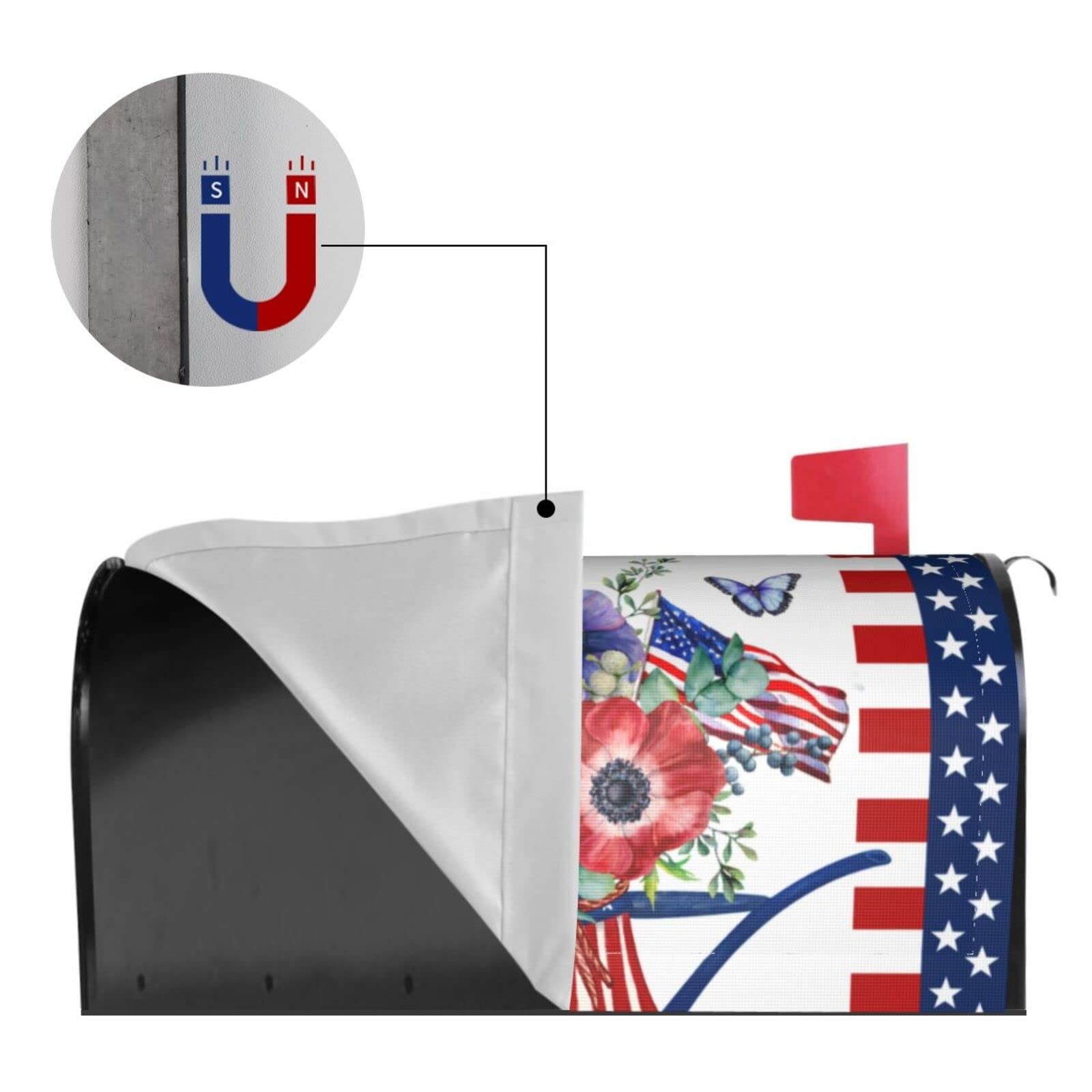 Granbey 4th of July 18×21 Inch style, Independence Day Flowers Style