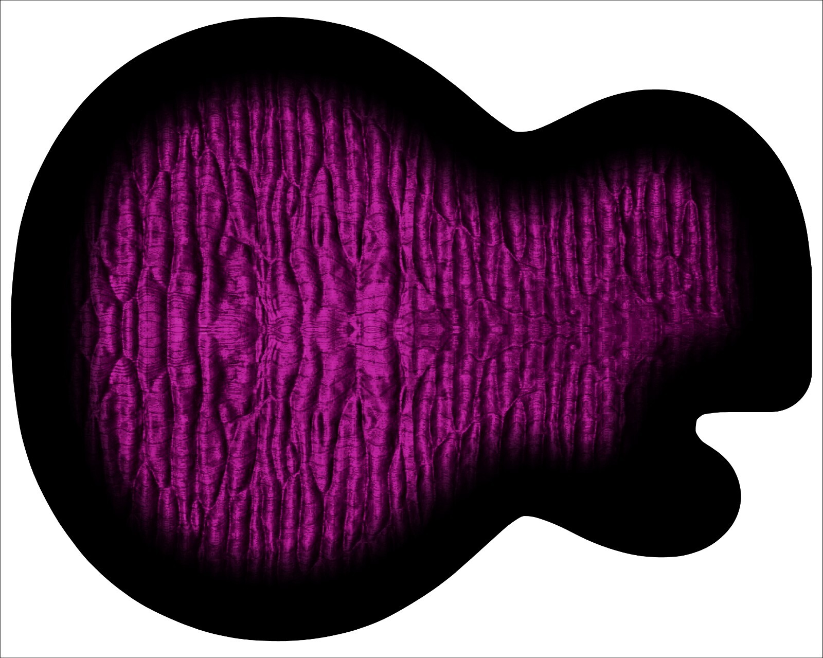 Guitar Vinyl Wrap Sticker Skins The Passion Burst- Choice of 4 Body Shapes GS223