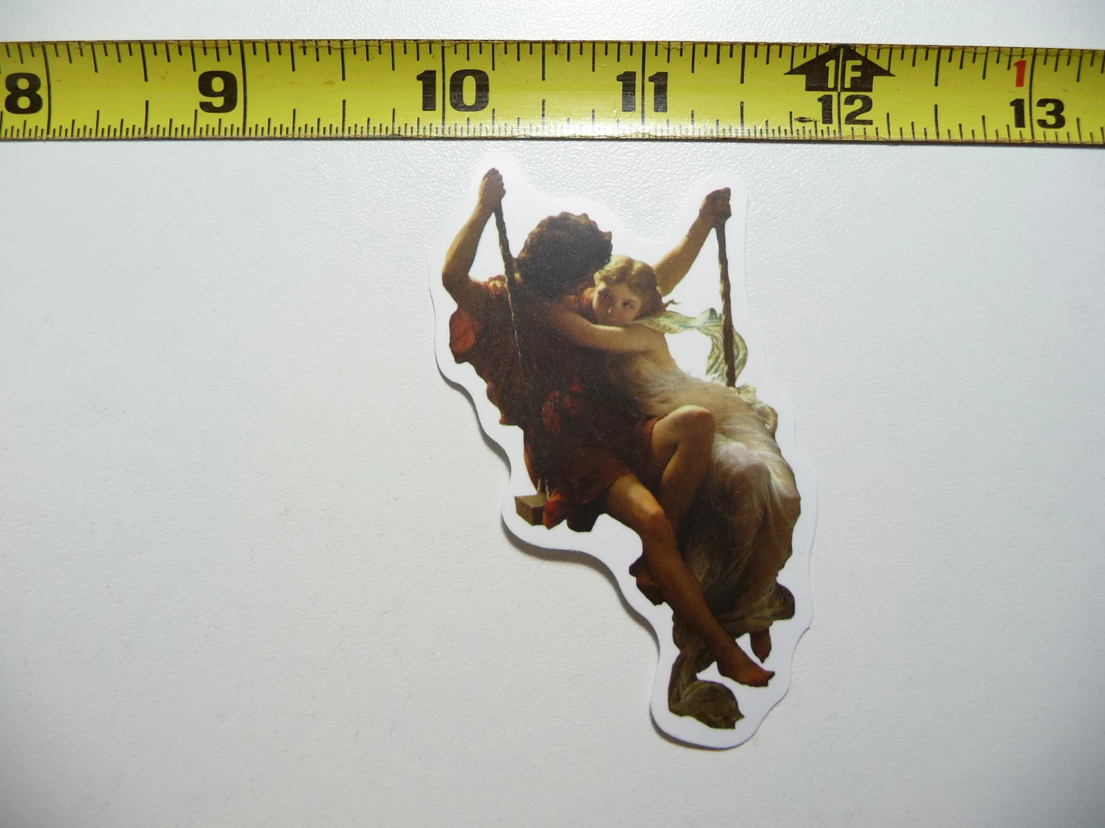 SPRINGTIME PIERRE AUGUSTE COT SMALL STICKER DECAL PAINTING ARTWORK MUSEUM ART