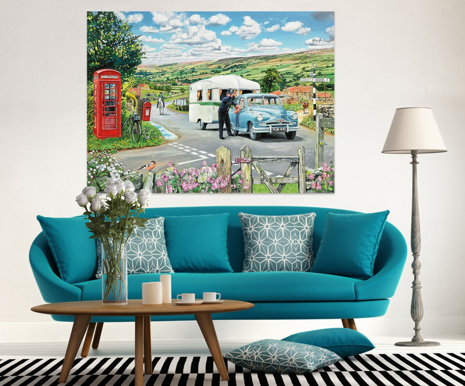 3D Directions ZHU121 Wall Stickers Wall Murals Wallpaper Trevor Mitchell Amy