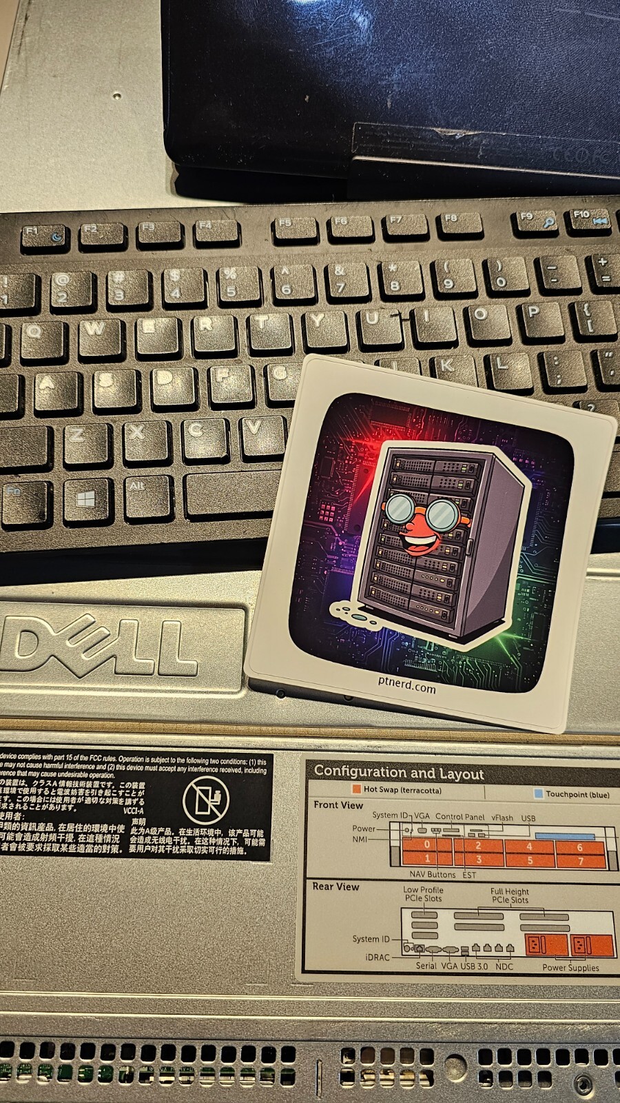 4×4» High Quality Homelab Nerd Propylene Sticker – Tear/Water/Fade Resistant