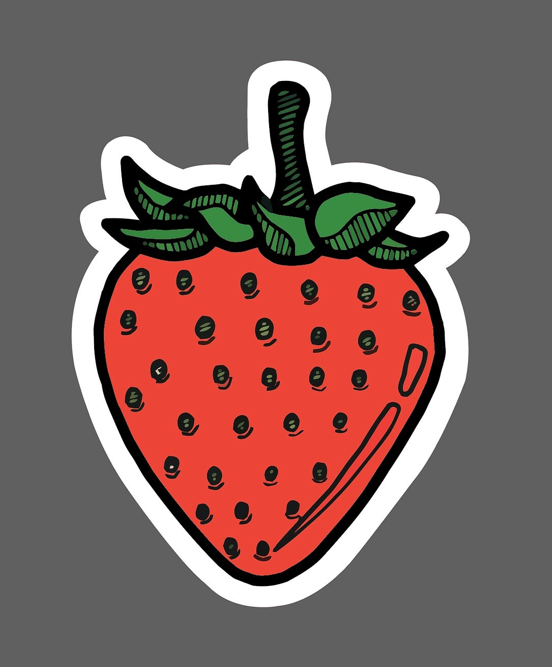 Strawberry Sticker Fruit Garden Waterproof – Buy Any 4 For $1.75 Each Storewide!