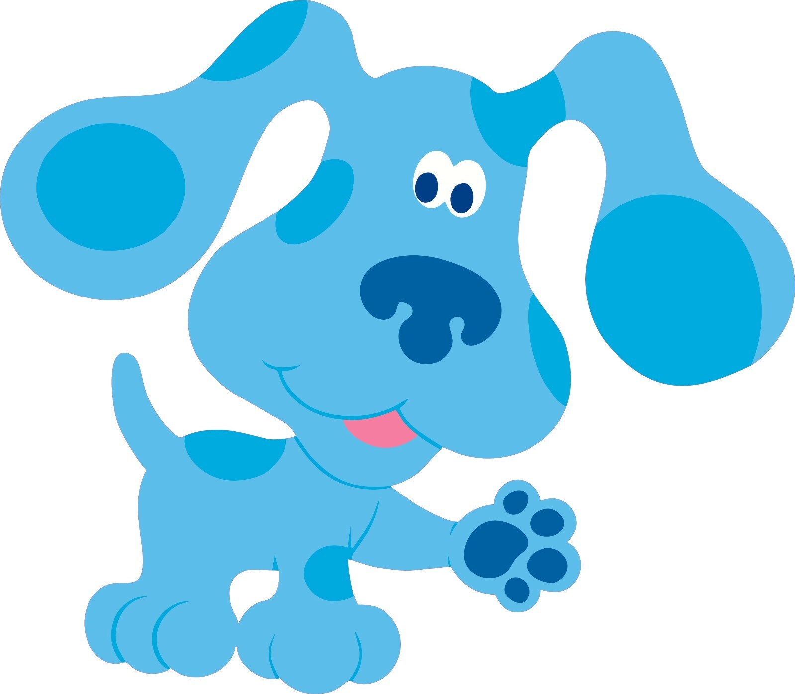 Vinyl Home Art Children’s Educational TV Show Blue’s Clues Wall Decoration 20×22