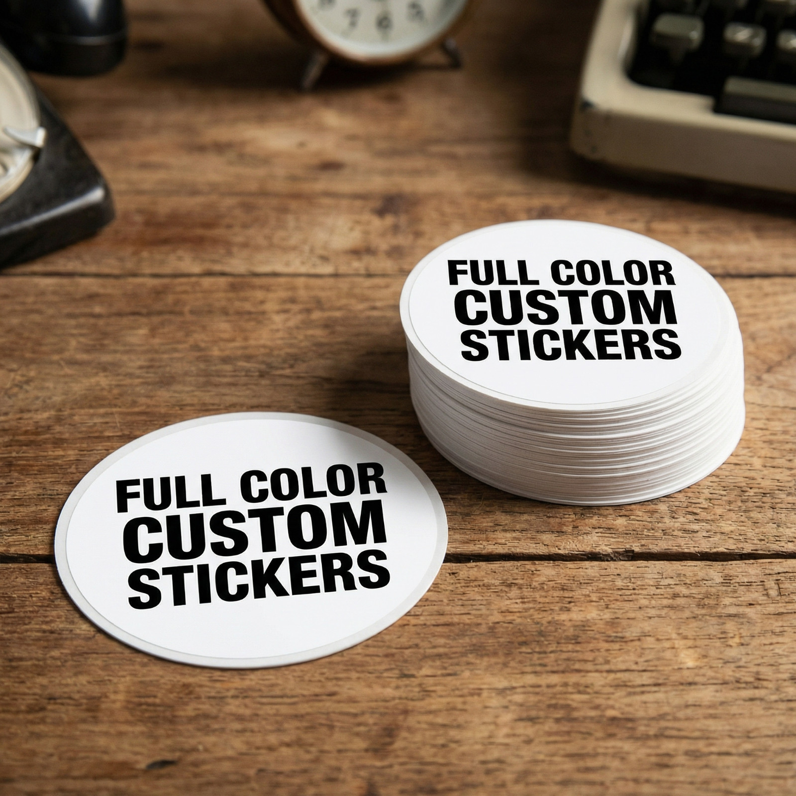 Custom Vinyl Logo Stickers for Laptop Bottle Car Waterproof UV Die Cut Upload