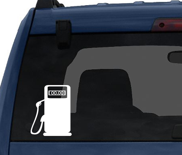 Industrial #4 – Gas Pump Dispenser Station Petrol Bowser- Car Tablet Vinyl Decal