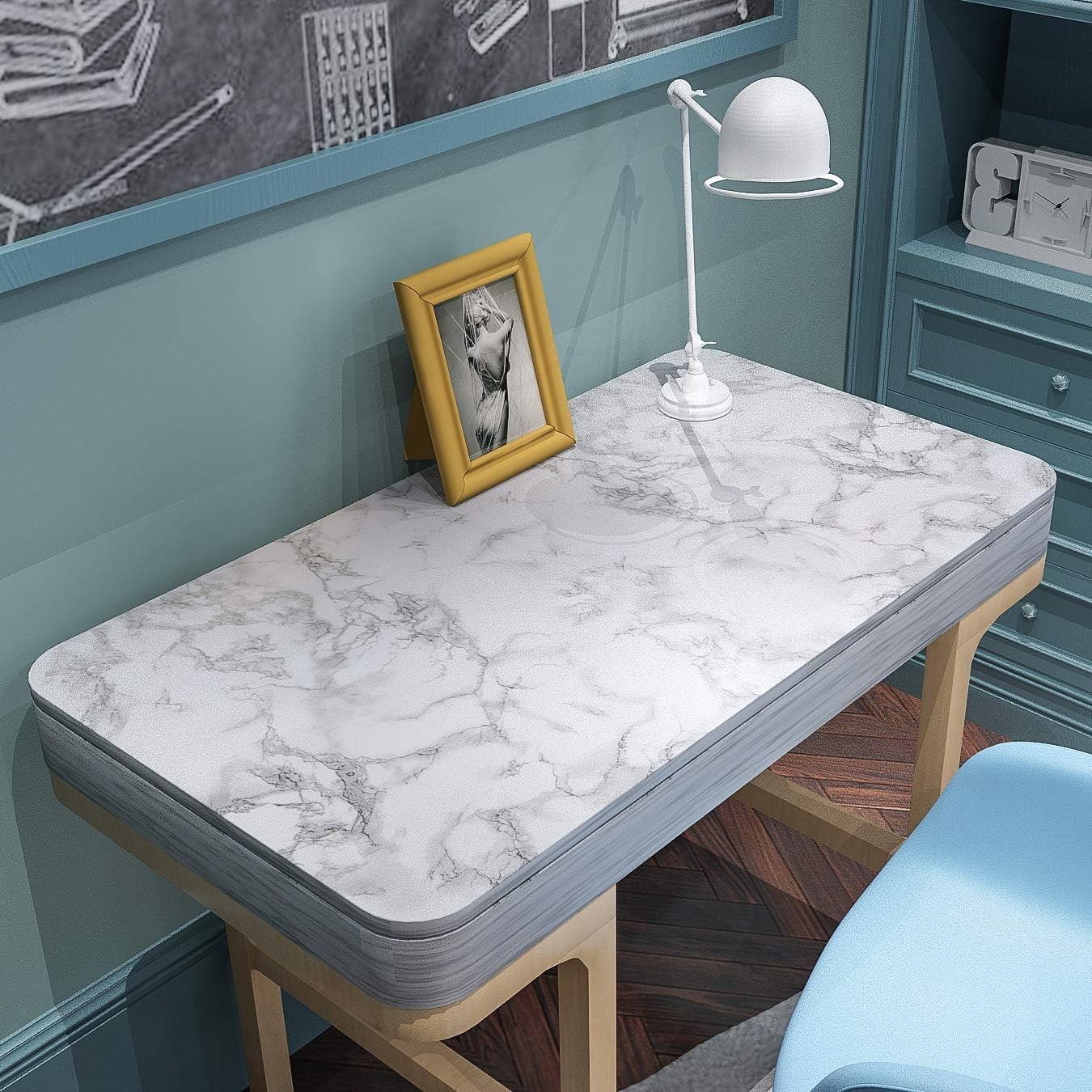 Durable Marble Contact Wallpaper 15.8 Inch by 120 Inch for Creative Projects
