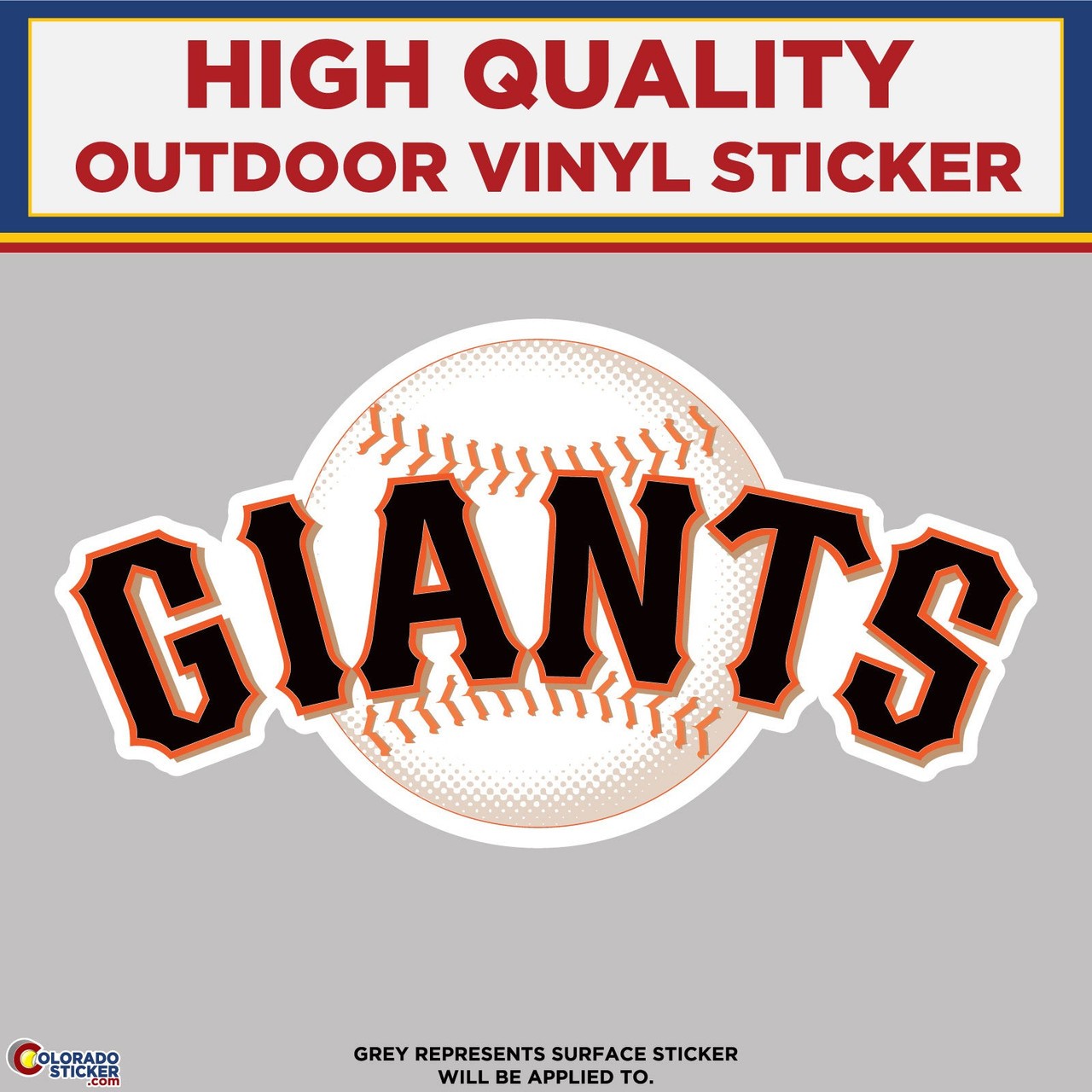 Giants, High Quality Vinyl Stickers