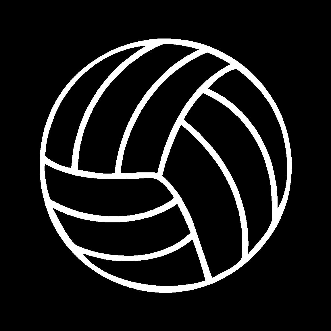 VOLLEYBALL Vinyl Decal (6″ 7″ 8″, 12 Colors) MD