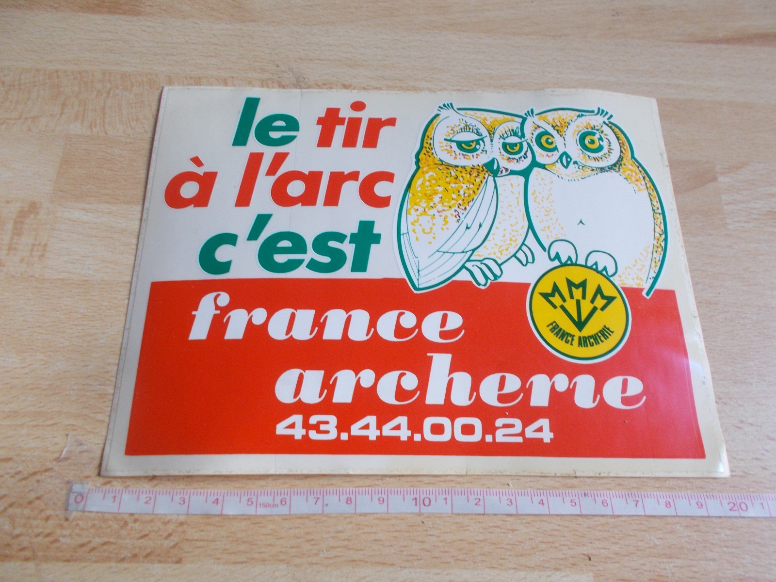 Sticker Firing A CRA – France Archery – 7 11/16in