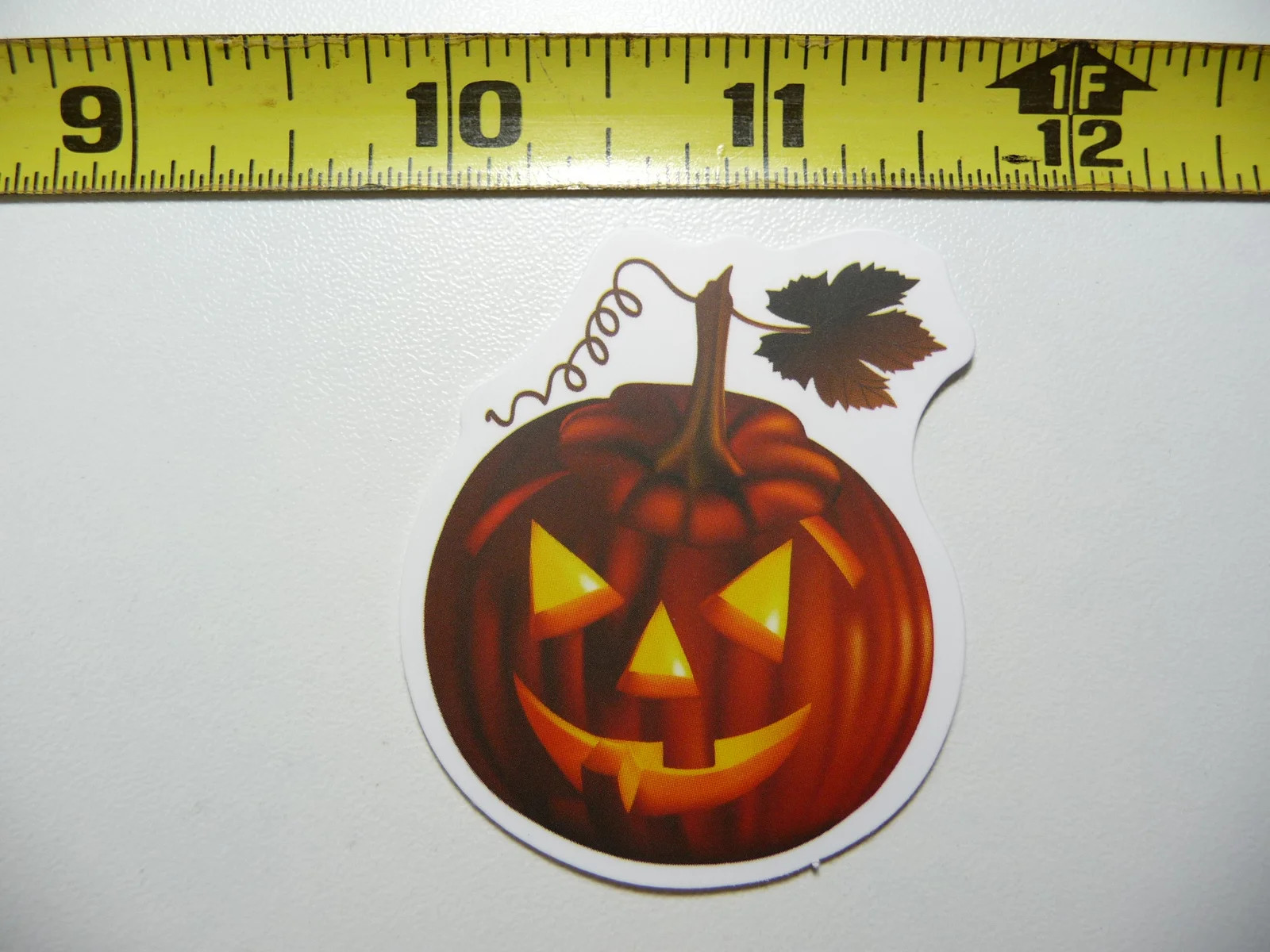 HALLOWEEN FALL PUMPKIN LEAF SMALL STICKER DECAL FALL SEASON DECORATION