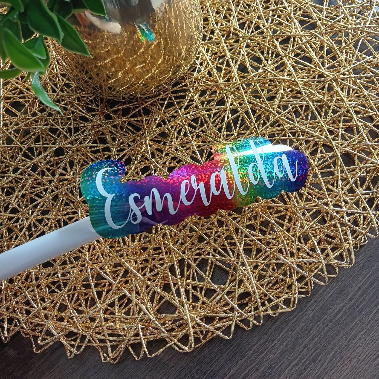 Custom Name Layered Sticker Holo For Tumbler, Cup, Planner Vinyl, Decal, Car Si