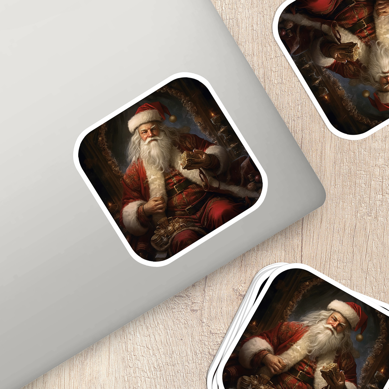Santa Claus Vinyl Sticker – Bring the Magic of Christmas Anywhere