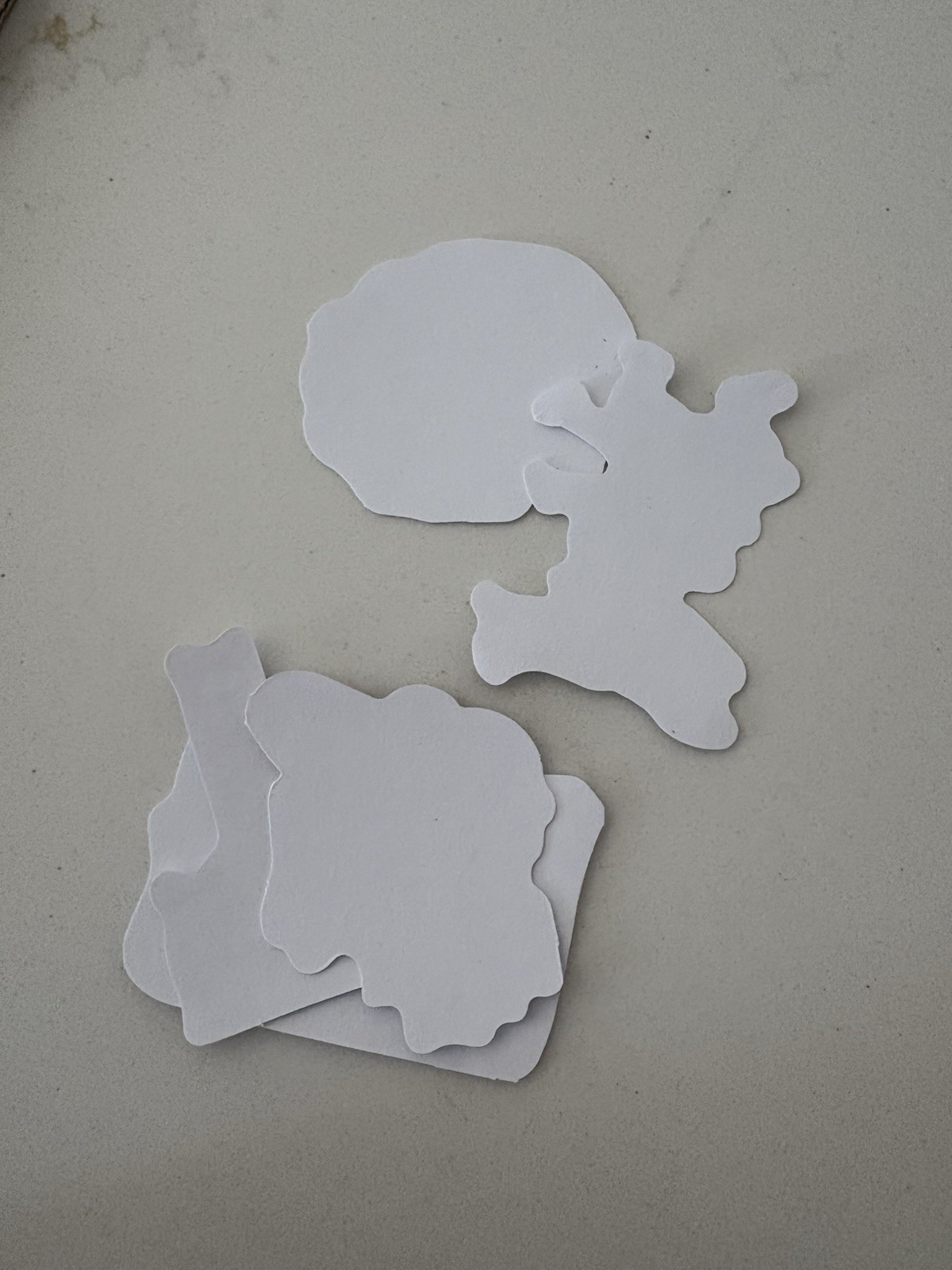 Set Of 5 Funny Quirky Sayings Stickers Skeletons Cats Words Quotes