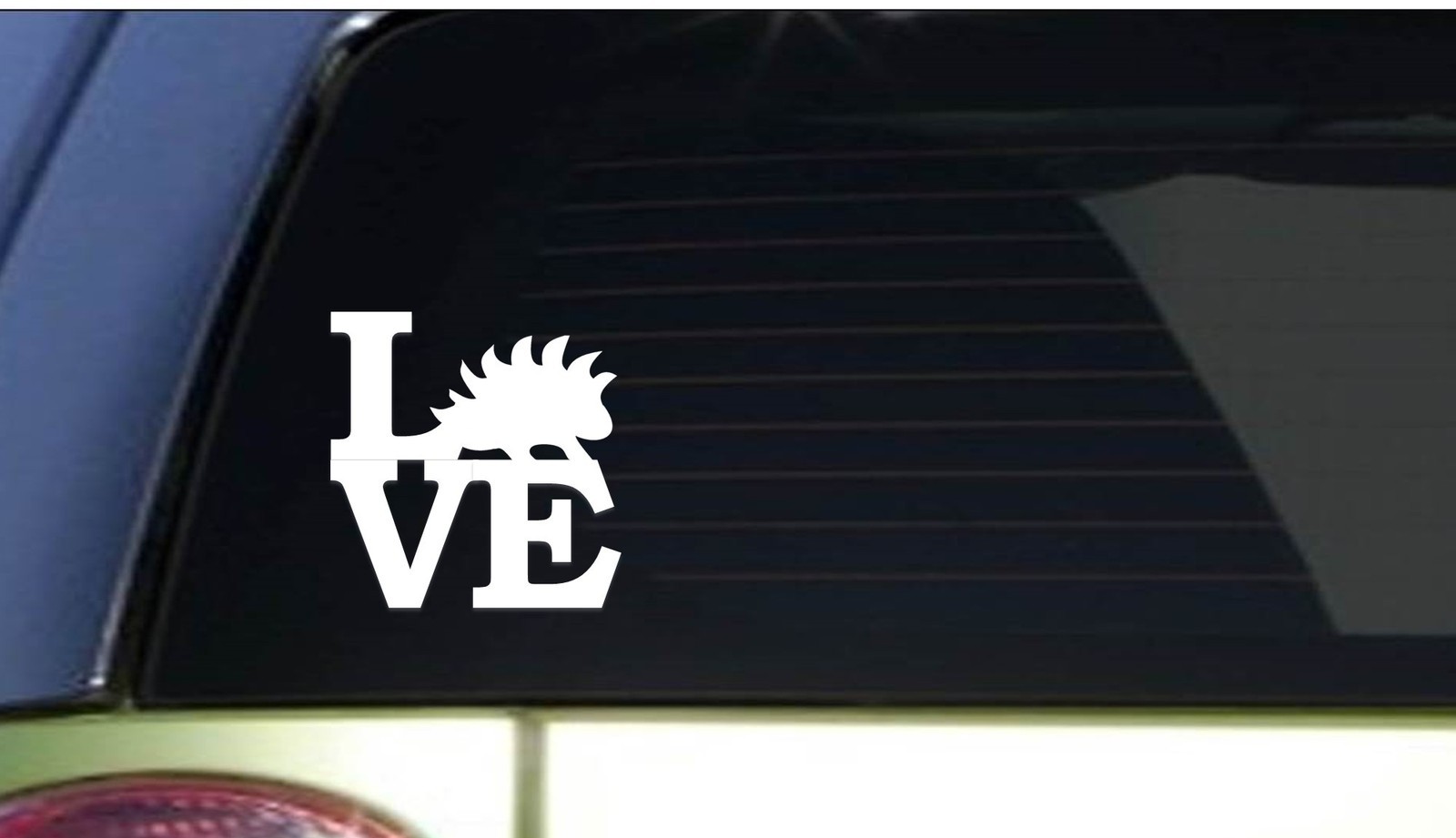 Porcupine love *I157* 6″ Sticker decal zoo animal monkey quills