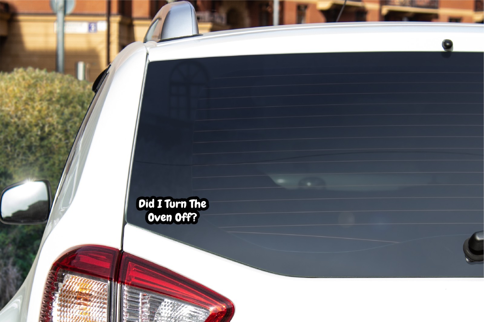 Did I Turn The Oven Off Decal Sticker Anxiety Stress Reminder Adulting Gift ADHD