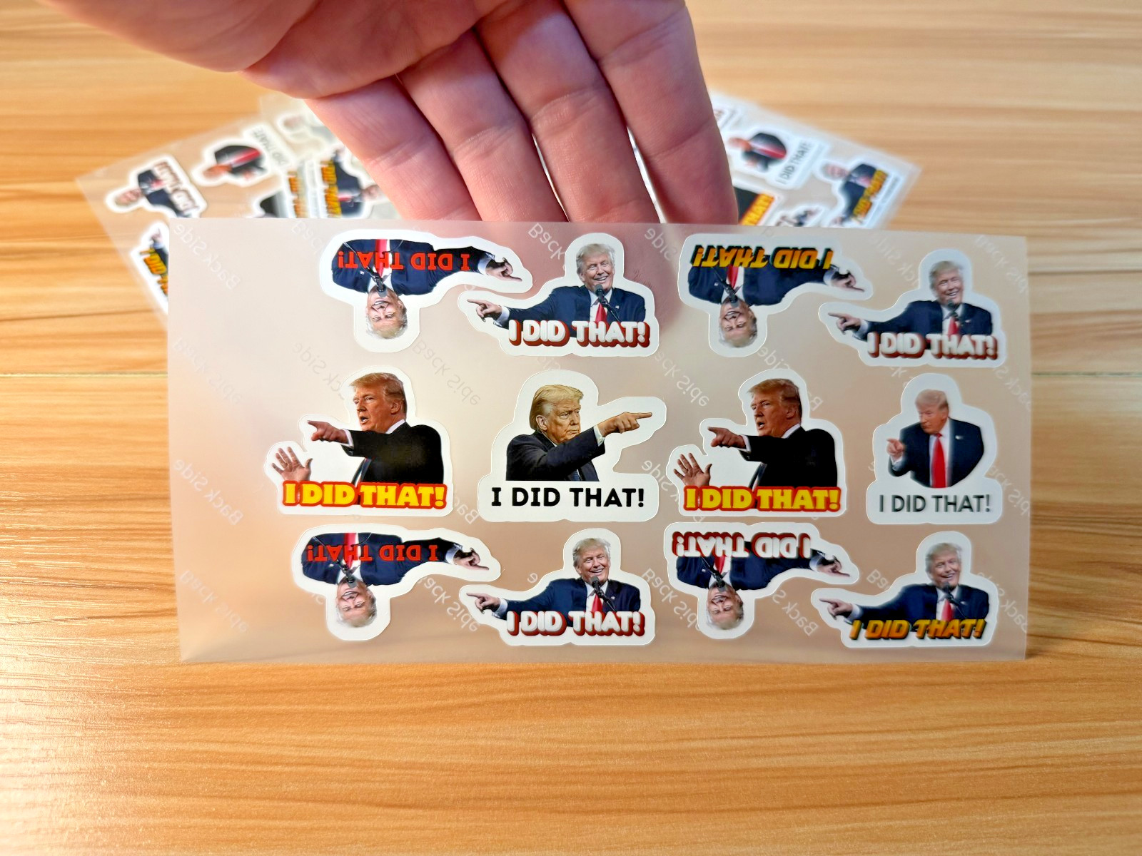 I DID THAT Gas Pump Stickers, 1.5″ Mini Assorted Vinyl Waterproof 10-100 pack