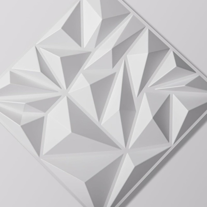 3D Wall Panels DIY Accent Decor Easy Installation Water-Resistant Home Office US