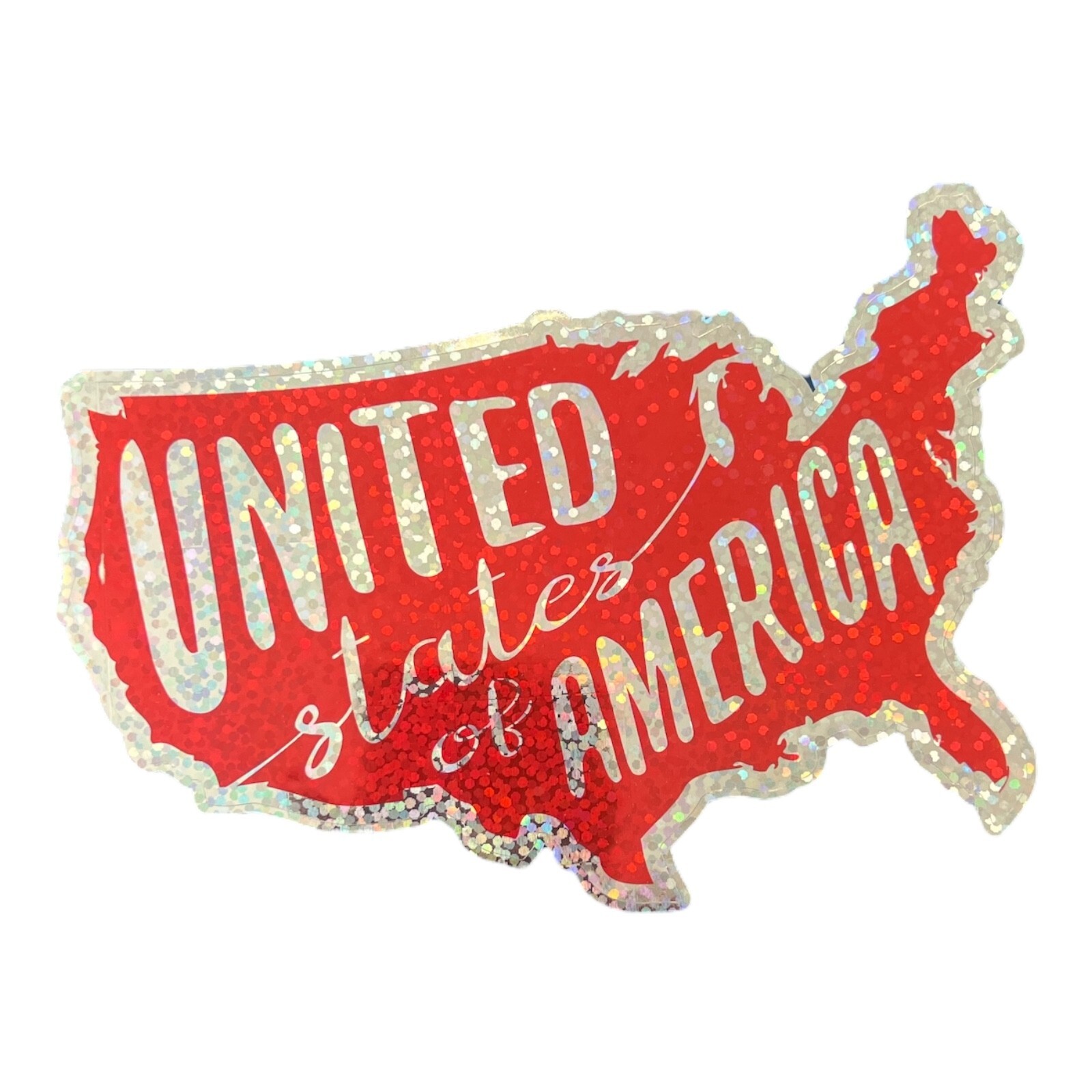 WinCraft USA Patriotic 5 » x 7″ Shimmer Decal