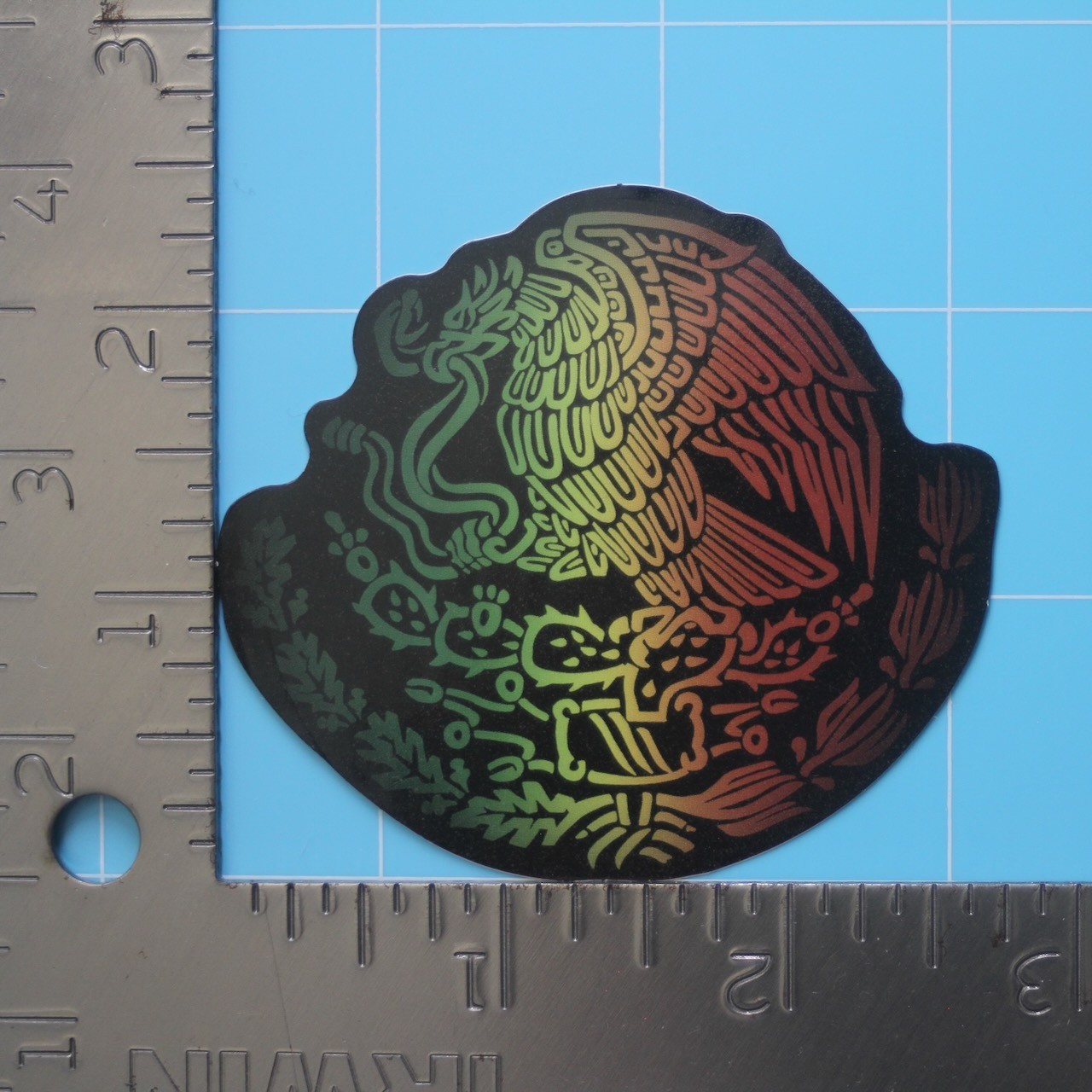 Mexican Sticker (MX COAT OF ARMS) Chicano Mexico Pride, Gloss PVC Decal
