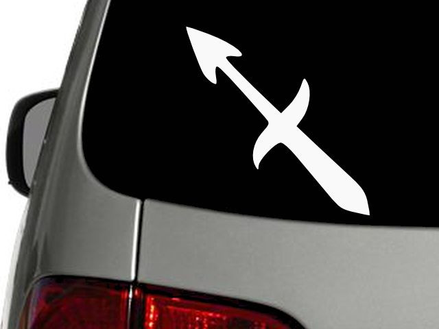 Sagittarius Sign Astrology Zodiac Vinyl Decal Car Wall Sticker CHOOSE SIZE