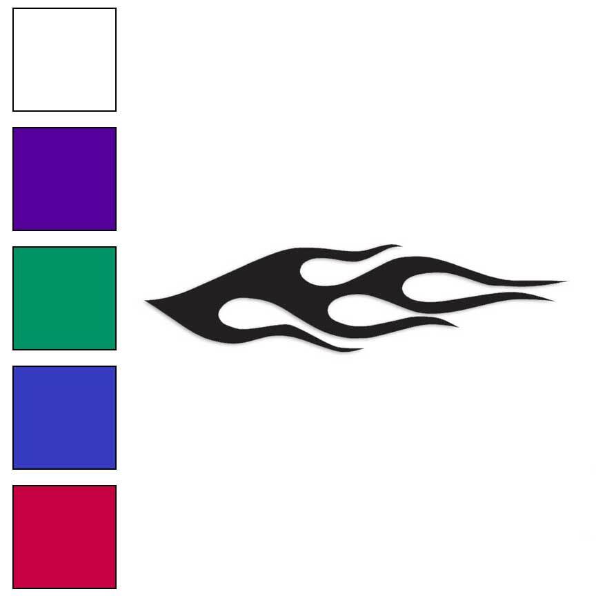Fire Flames Art, Vinyl Decal Sticker, Multiple Colors & Sizes #1055