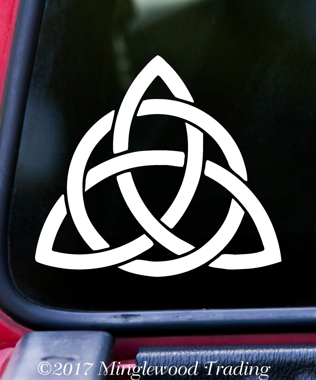 CELTIC TREFOIL KNOT Vinyl Decal – Irish Ireland Trinity Celt Vikings Sticker