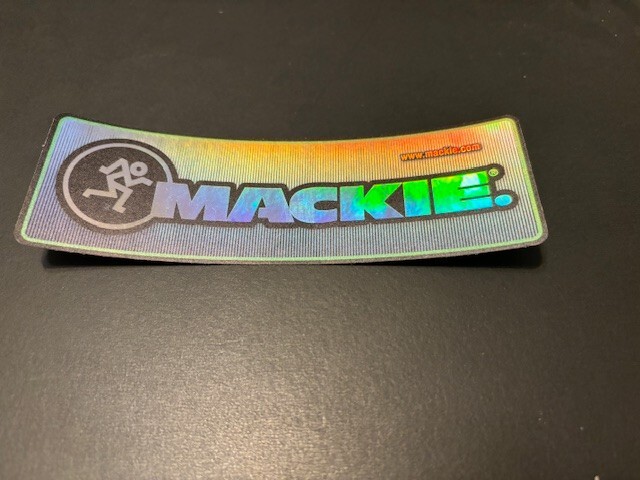 Mackie AUDIO Sticker GENUINE ORIGINAL 6X2