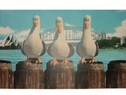 Disney Pixar Finding Nemo Pelican » Mine Mine Mine» Wall Border 15 feet long