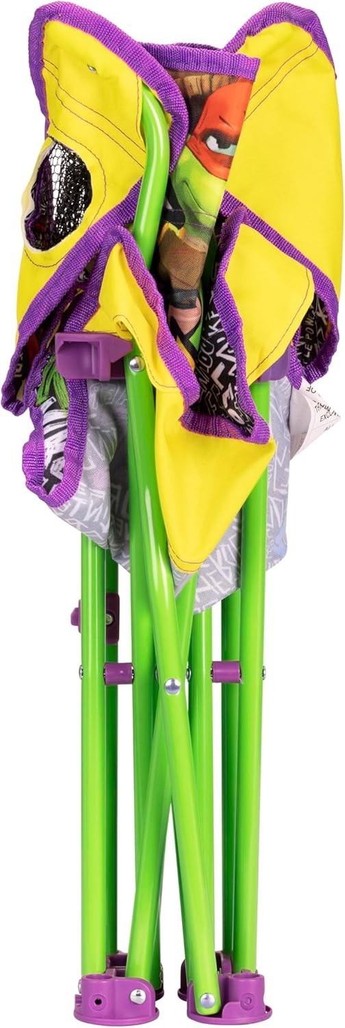 Foldable Kids Chair – Toddler Camping Chair with Safety Lock, Carry Bag, Indo…