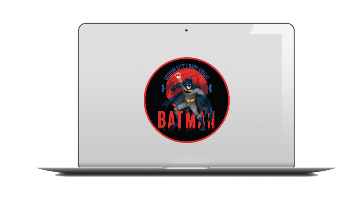 Batman – (Gotham’s Dark Knight) – 4″ Vinyl Decal Car Cooler Laptop Truck Smoker
