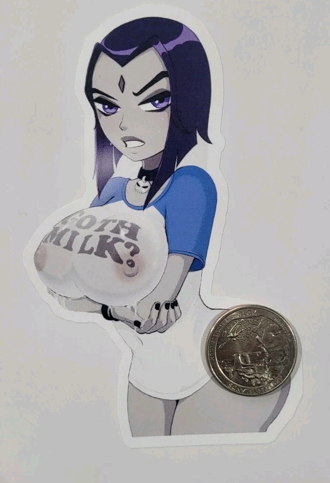 Teen Titans Raven Sticker Cartoon 3″x4″