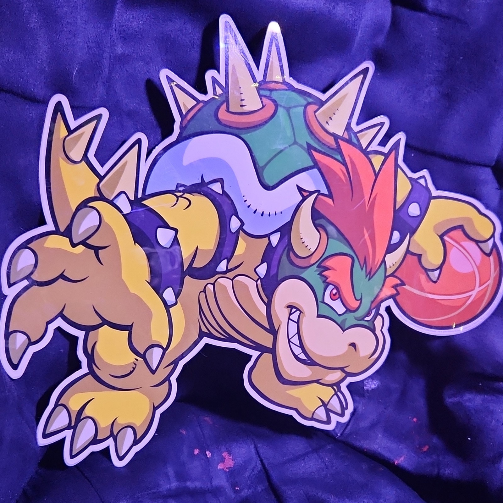 Bowser Vinyl Decal Sticker Cartoon Video Game Removable for Wall Window Door