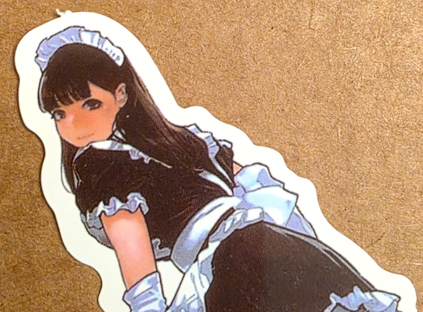 Waifu Sticker Girl Maid Idol Princess Halloween Cartoon Comic Art Anime Manga