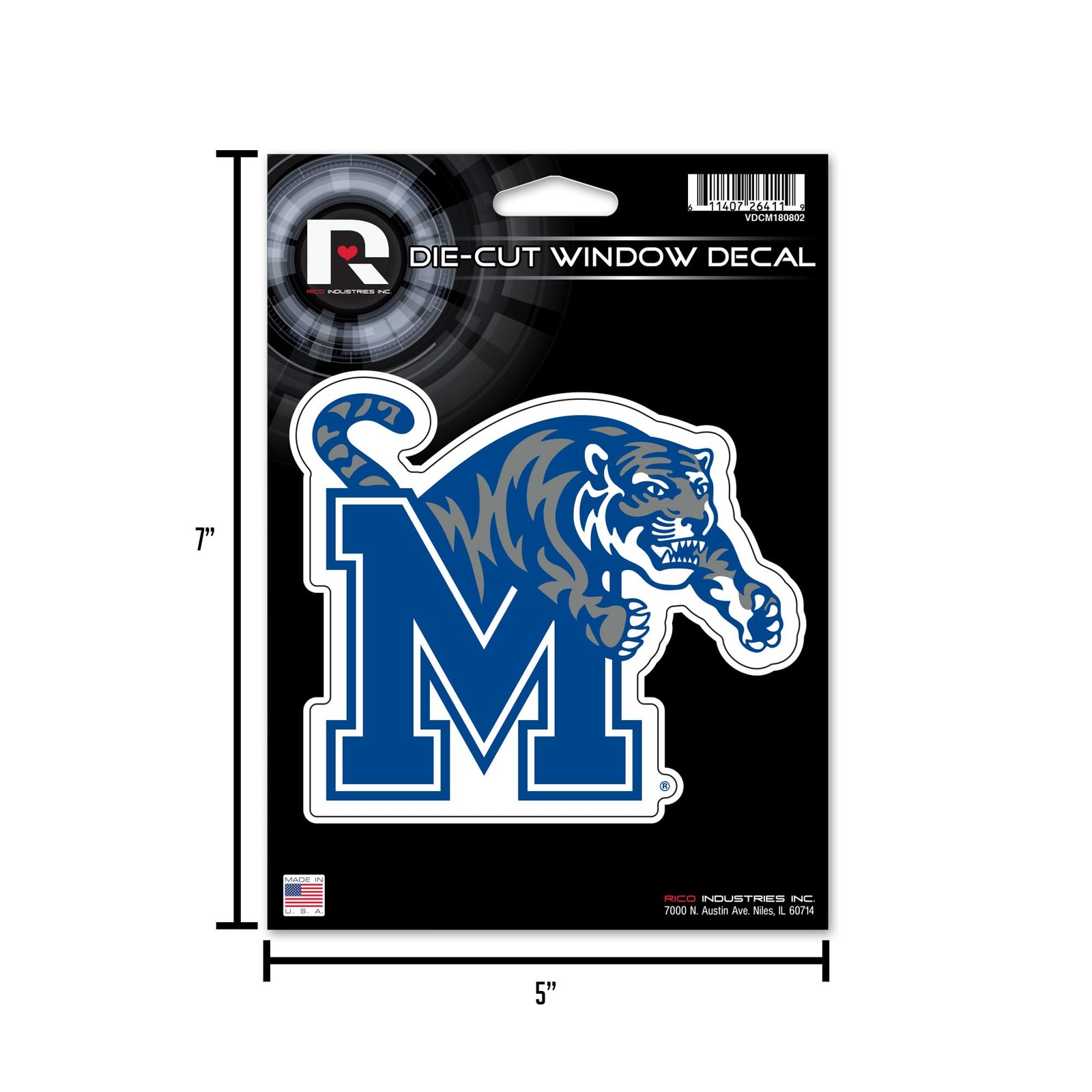 Team Colored Vinyl Decal 575×775 Inches Weather Resistant Officially Licensed