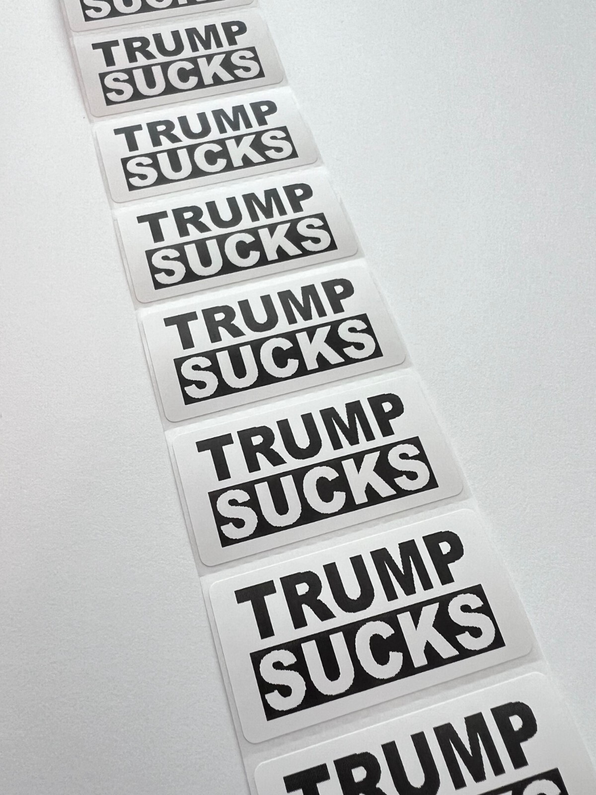 Trump Sucks 2024 Presidential Election Sticker Label Pack