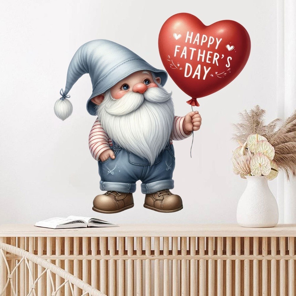 30x30cm Red Heart Wall Sticker PVC Material for Glass Mirror and Wall Use