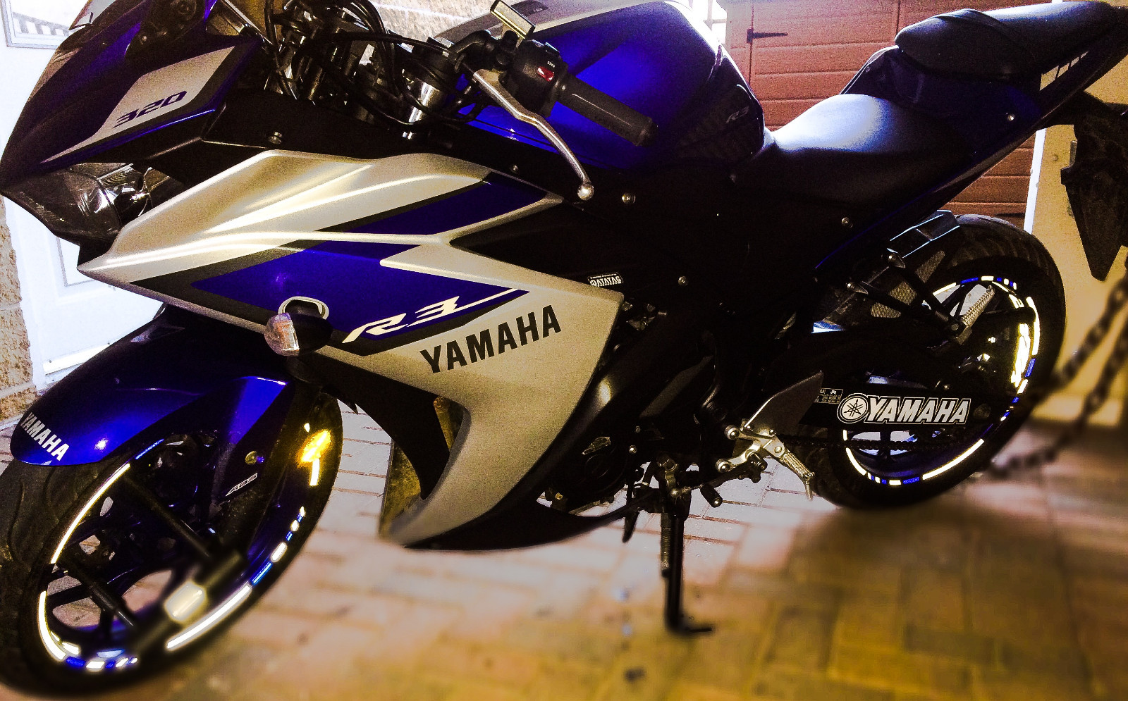 REFLECTIVE RIM STRIPES WHEEL DECALS TAPE STICKERS KAWASAKI NINJA EX 500R 650R