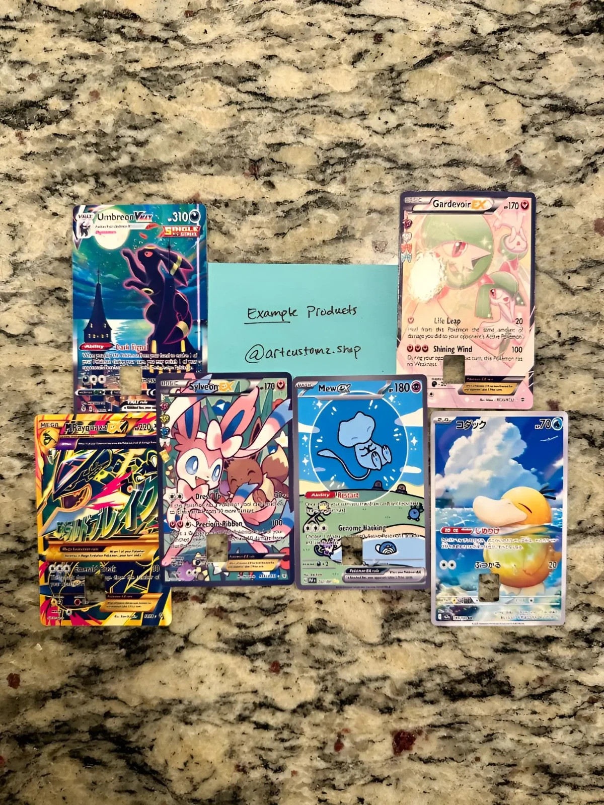 Custom Glossy Pokemon Credit Card Sticker/Cover Decals/High Quality Print