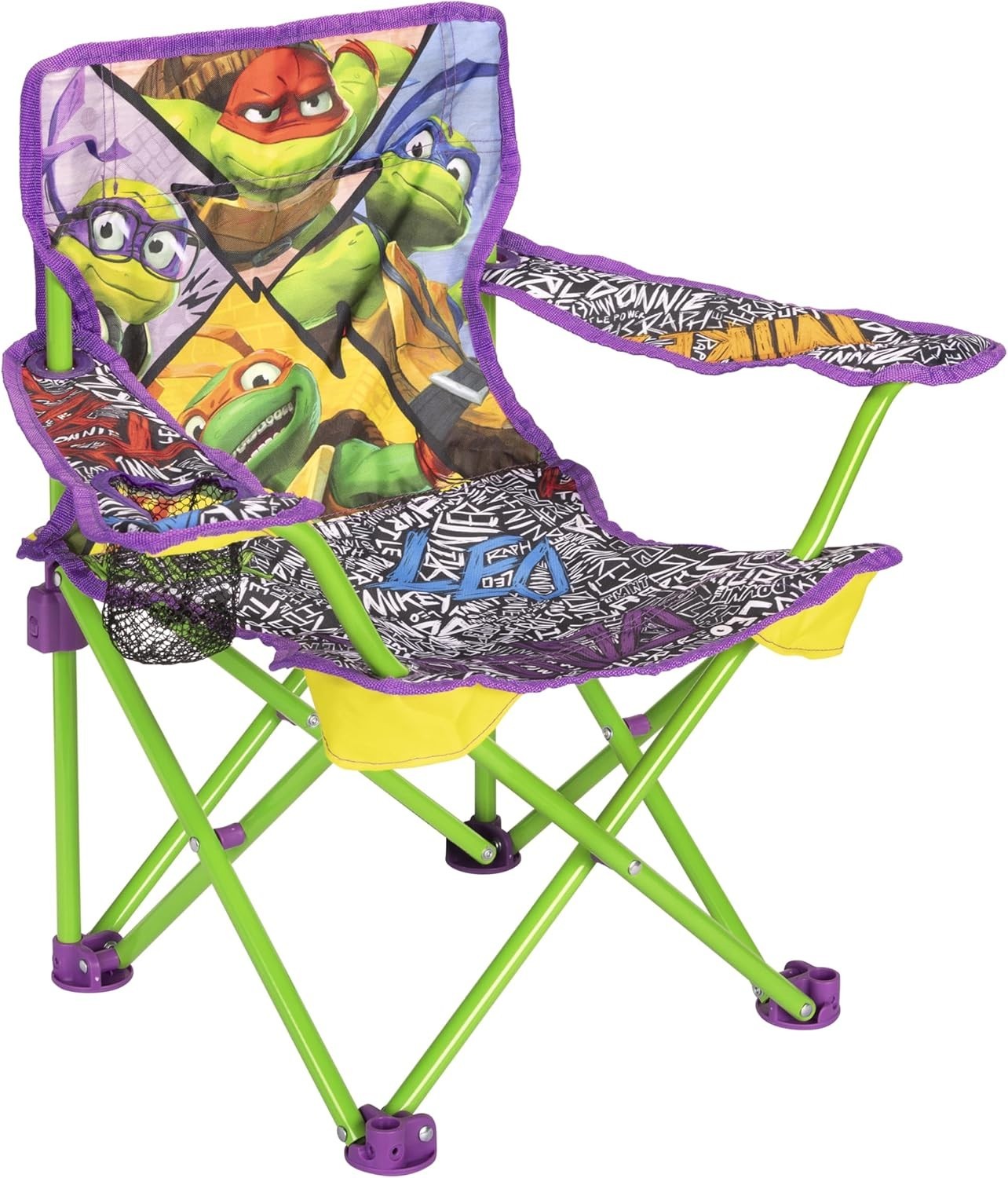 Foldable Kids Chair – Toddler Camping Chair with Safety Lock, Carry Bag, Indo…