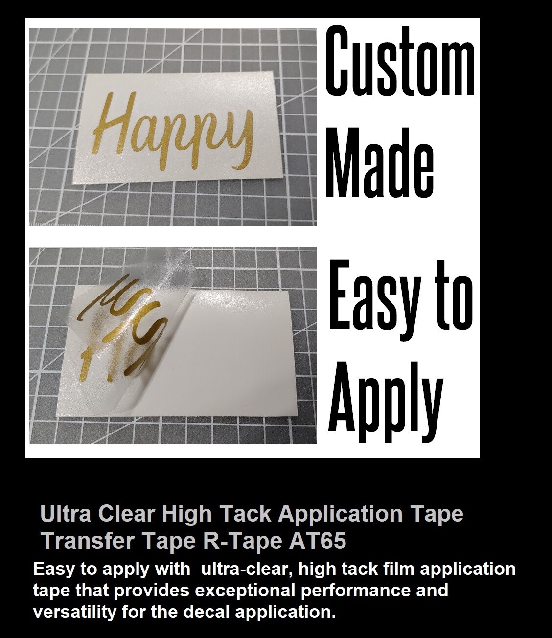 1″ 2″ 3″ 4″ HIGH CUSTOM TEXT NAME Personalized Vinyl Lettering, Car, Door, Windo