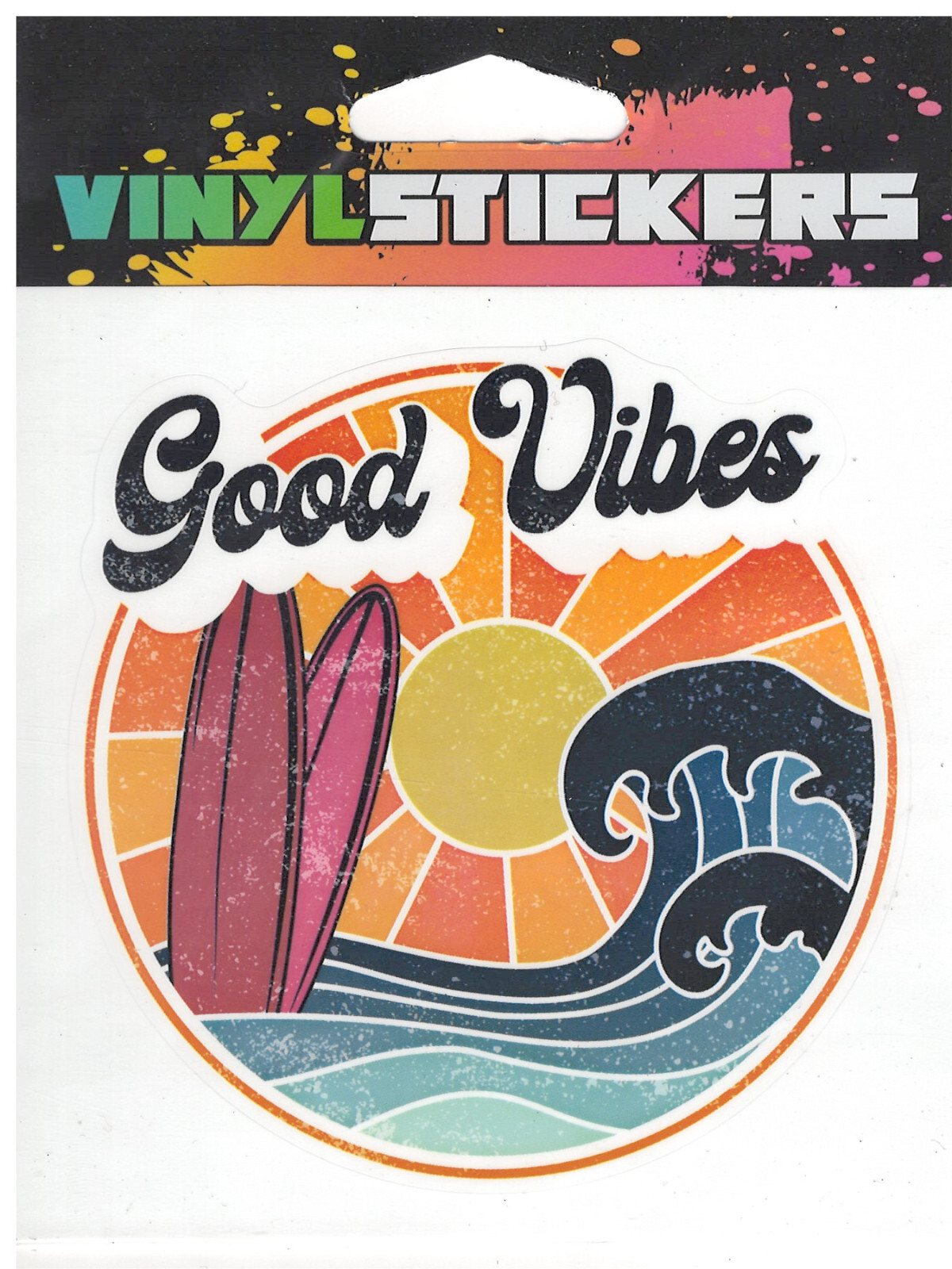 Good Vibes in the Summer High Quality Vinyl Sticker UV/Weather Resist