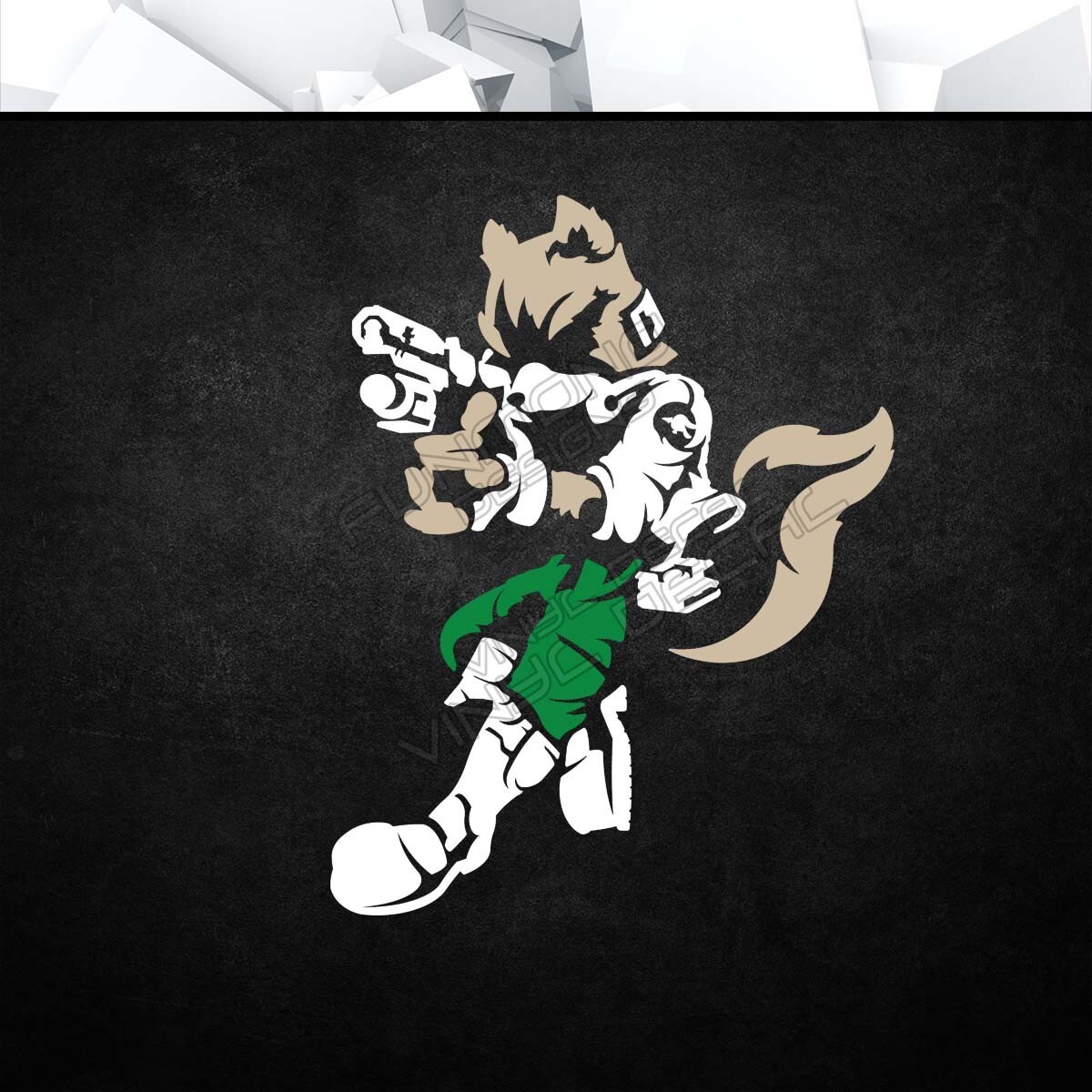 Star Fox Vinyl Decal Sticker (Nintendo Video Game Car Laptop PC Tower Decor)