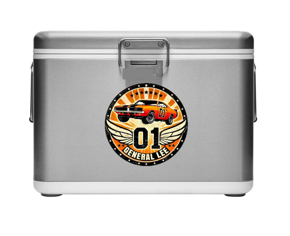 Dukes of Hazzard’s «General» – 4″ Handmade Vinyl Decal Truck Cooler Laptop 265
