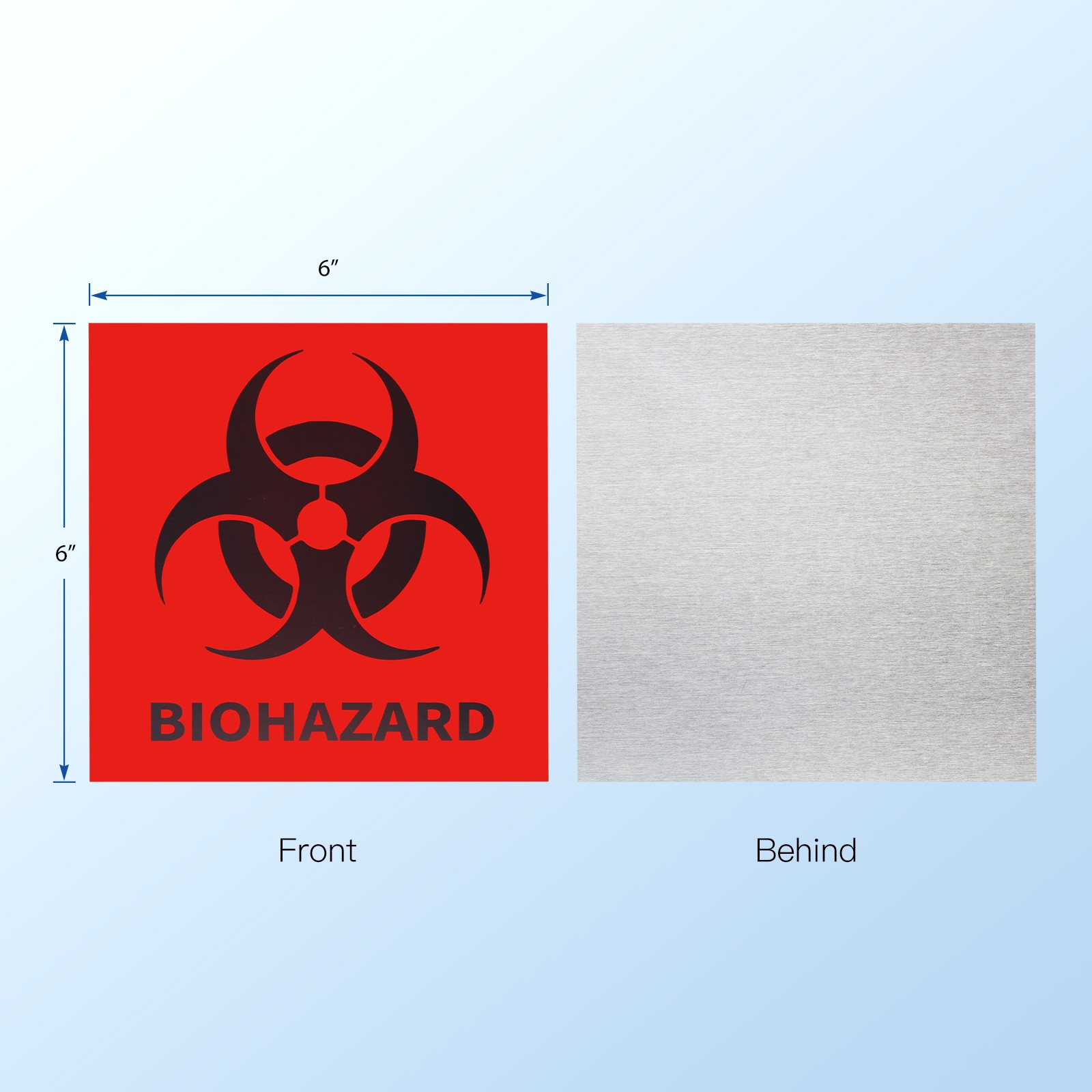 4″ – 6″ BIOHAZARD WARNING Decal Vinyl Sticker Logo & Label Pick SIZE & BAG