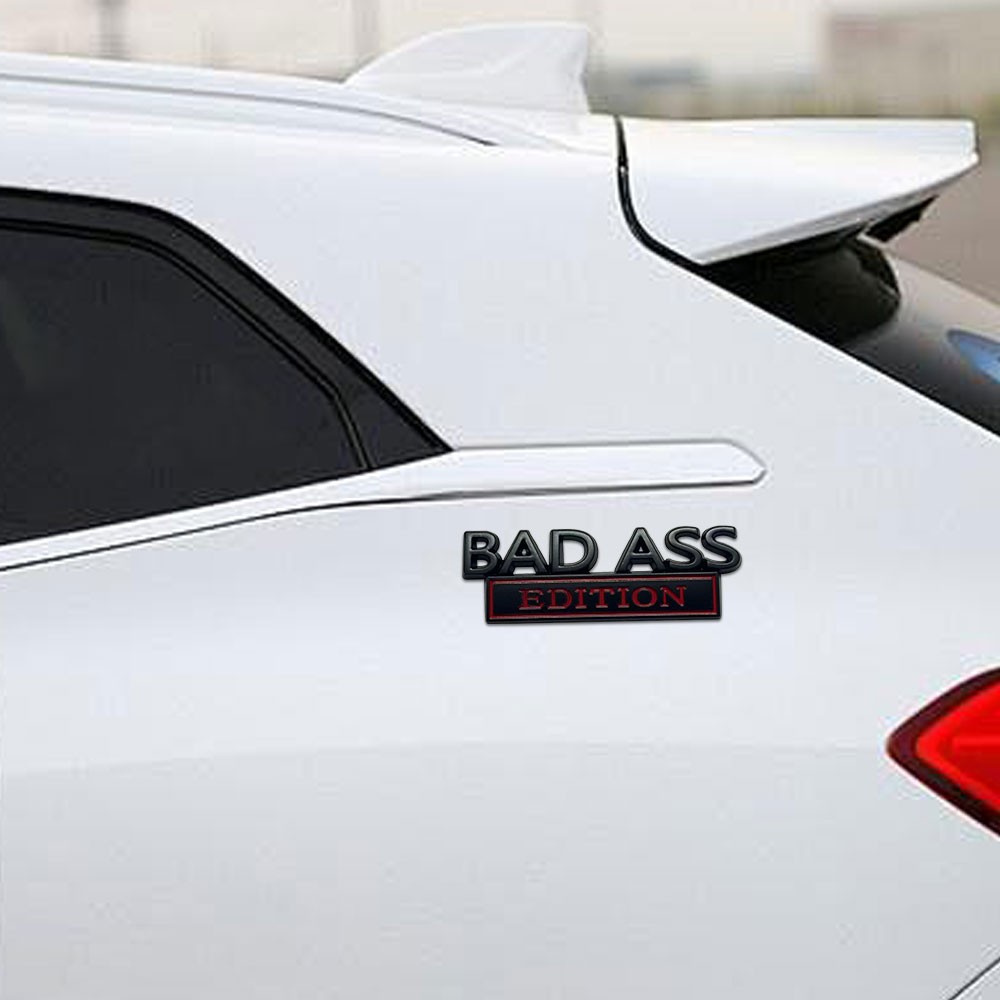 Car Bad Ass Edition Emblem, 3D Fender Badge Decal Car Sticker NEW